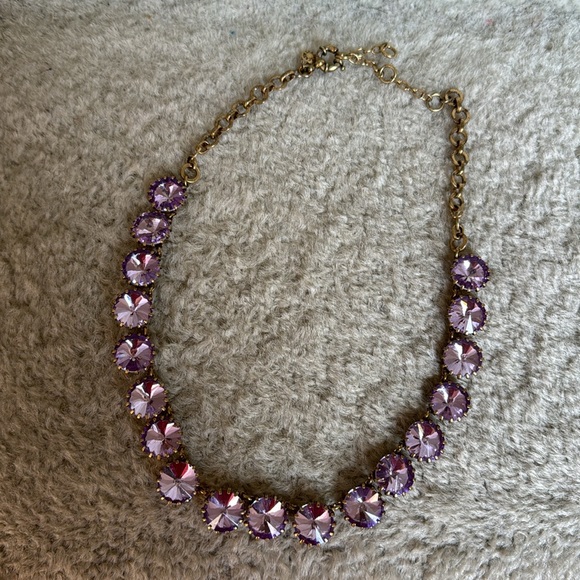 J. Crew Jewelry - J.Crew purple Venus flytrap necklace
